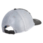 Canceled Stamp Embroidered Low Profile Special Cotton Mesh Cap - Black OSFM