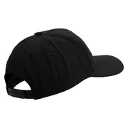 US Marine Corps Semper Fi Embroidered 6 Panel Structured Cotton Twill Cap Made in USA - Black OSFM