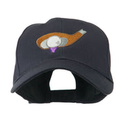 Golf Club and Ball Embroidered Cap