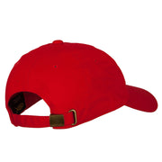 Glitter Merry Christmas Embroidered Unstructured Washed Cap