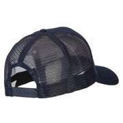 US Coast Guard Anchors Embroidered Solid Cotton Mesh Pro Cap