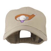 Golf Club and Ball Embroidered Cap