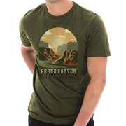 Grand Canyon National Park Cotton Short Sleeve Deluxe Jersey Graphic Shirt