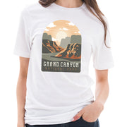 Grand Canyon National Park Cotton Short Sleeve Deluxe Jersey Graphic Shirt