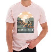 Grand Canyon National Park Cotton Short Sleeve Deluxe Jersey Graphic Shirt