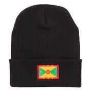 Greada Flag Embroidered Long Beanie