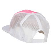 Blushing Bride Embroidered Neon Foam Trucker Cap