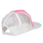 Blushing Bride Embroidered Neon Foam Trucker Cap