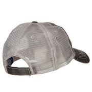 US Coast Guard Retired Embroidered Low Profile Cotton Mesh Cap