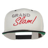 Grand Slam Embroidered Snapback Cap