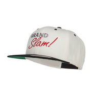 Grand Slam Embroidered Snapback Cap