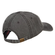 God Bless Our Troops Embroidered Washed Cap