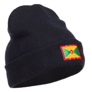 Greada Flag Embroidered Long Beanie