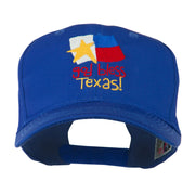 God Bless Texas Embroidered Cap