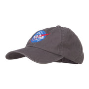 NASA Insignia Embroidered Garment Washed Cap