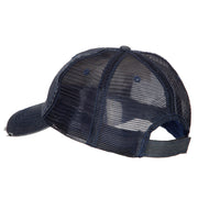 US Coast Guard Retired Embroidered Low Profile Cotton Mesh Cap