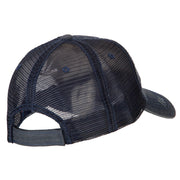 US Coast Guard Retired Embroidered Low Profile Cotton Mesh Cap