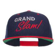 Grand Slam Embroidered Snapback Cap