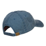 God Bless Our Troops Embroidered Washed Cap