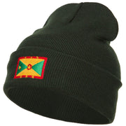 Greada Flag Embroidered Long Beanie