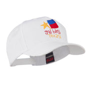 God Bless Texas Embroidered Cap