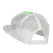 Blushing Bride Embroidered Neon Foam Trucker Cap