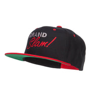 Grand Slam Embroidered Snapback Cap