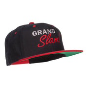 Grand Slam Embroidered Snapback Cap