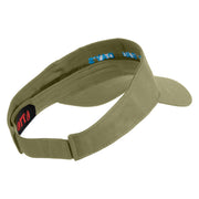 No Bad Days Icon Embroidered Cotton Twill Sun Visor - Khaki OSFM