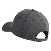 Mid Phrase Embroidered Pigment Dyed Wash Caps - Grey OSFM