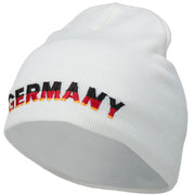 Germany Embroidered Short Beanie