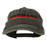 Germany Embroidered Washed Pigment Dyed Cap