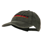 Germany Embroidered Washed Pigment Dyed Cap