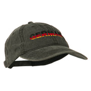 Germany Embroidered Washed Pigment Dyed Cap