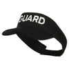 Guard Embroidered Cotton Twill Sun Visor