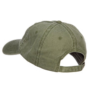 Green Beret Crest Embroidered Washed Cap