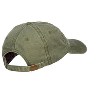 Green Beret Crest Embroidered Washed Cap