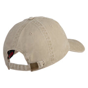 3 AF Third Air Force Veteran Embroidered Washed Solid Pigment Dyed Cotton Twill Brass Buckle Cap - Khaki OSFM