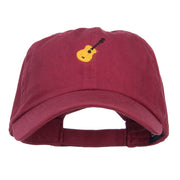 Guitar Embroidered Low Cap