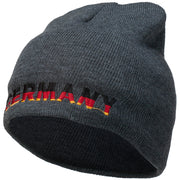 Germany Embroidered Short Beanie