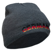 Germany Embroidered Short Beanie