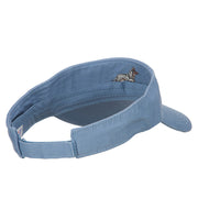 German Shepherd Embroidered Pro Style Cotton Washed Visor