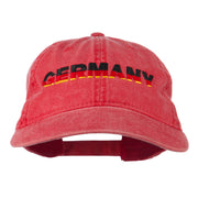 Germany Embroidered Washed Pigment Dyed Cap