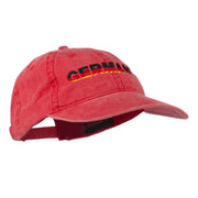 Germany Embroidered Washed Pigment Dyed Cap