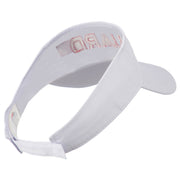 Guard Embroidered Cotton Twill Sun Visor