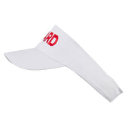 Guard Embroidered Cotton Twill Sun Visor