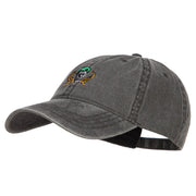 Green Beret Crest Embroidered Washed Cap