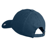 3 AF Third Air Force Veteran Embroidered Washed Solid Pigment Dyed Cotton Twill Brass Buckle Cap - Navy OSFM