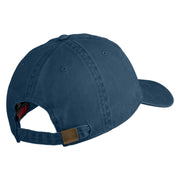 3 AF Third Air Force Veteran Embroidered Washed Solid Pigment Dyed Cotton Twill Brass Buckle Cap - Navy OSFM