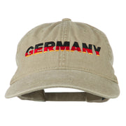 Germany Embroidered Washed Pigment Dyed Cap